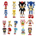 Special 20-30CM Sonic Peluches Toys JIT Choice Cartoon shadow the Hedgehog Amy Rose Knuckle Tail