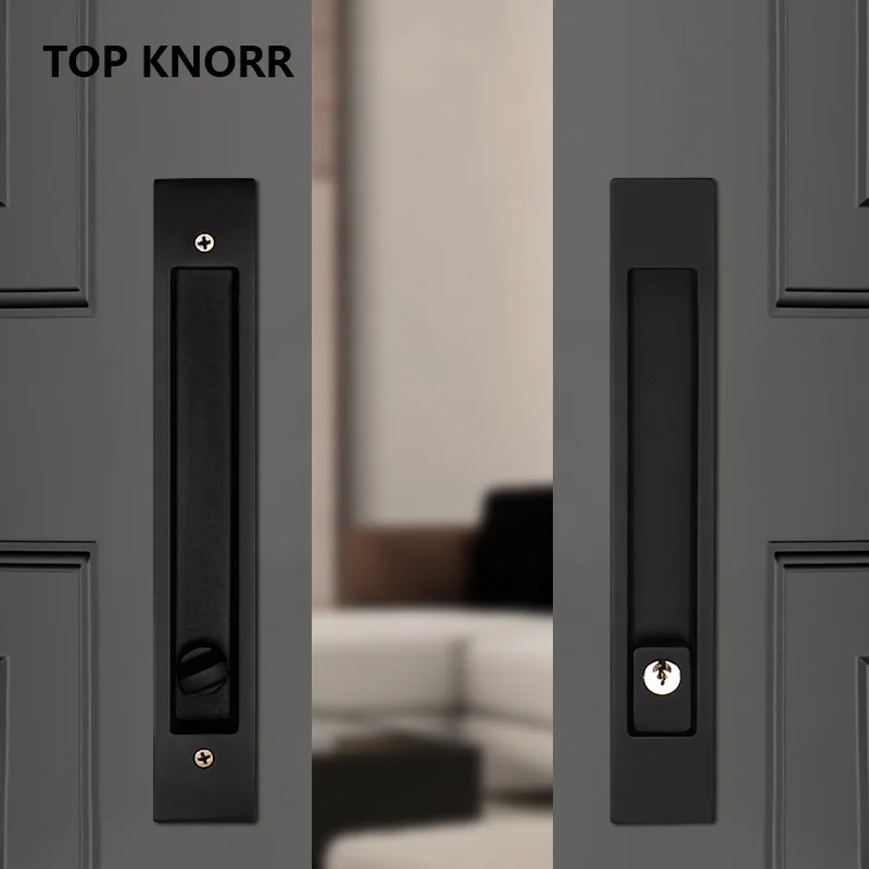 Holztür hängendes Rad Schiebetür schloss Schiebetür schloss schwarzes Schloss Innen küchen hakens chloss unsichtbares Schiebetür schloss Image