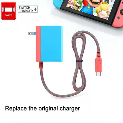 39W Type-C Fast Charger for Nintendo Switch,AC Adapter With 15V/2.6A Power Supply for Nintendo Switch/OLED/Controller-US PLUG
