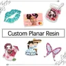 30/50pcs cartoon custom planar resin character planar resin