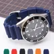 20mm 22mm Silikon Uhren armband für Rolex Submariner wasserdichtes Tauch armband für Seiko Skx007