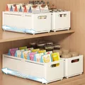 Kitchen Storage Box Retractable Multifunctional Storage Basket Cabinet Storage Organizer Drawers