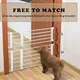 Pets Dog Fences Short Dog Gate Retractable Extra Wide Dog Gate For Doorways Stairs Hallways Indoor