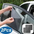 1/2Pcs 42x38cm DIY Car Stickers Sun Shades Sun Protection Window Cover Black PVC Sunshade Side