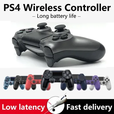 EU Version for PS4 Controller Compatible with PS4 Wireless Bluetooth Gamepad Game Joystick Intended