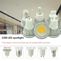 COB LED E14 LED lamp E27 LED bulb AC 220V GU10 GU5.3 9W 12W 15W MR16 DC 12V Lampada LED Spotlight