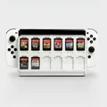 Per Nintendo Switch OLED Charger Dock Cover Case con custodia per schede di gioco custodia rigida