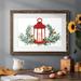 The Holiday Aisle® Woodland Holiday Collection A Framed On Paper Print in Green/Red | 28 H x 42 W x 1.5 D in | Wayfair