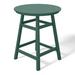 Winston Porter Rovena Round 34.9" Outdoor Bar Table Plastic in Green | 37 H x 34.9 W x 34.9 D in | Wayfair D2939FD896284C39967125C7058AD689