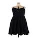 Torrid Casual Dress - A-Line: Black Solid Dresses - Women's Size 3X Plus