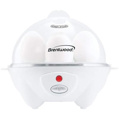 Brentwood Electric 7 Egg Cooker with Auto Shut Off in White - N/A