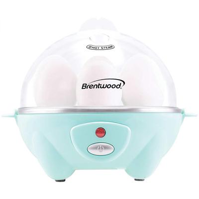 Brentwood Electric 7 Egg Cooker with Auto Shut Off in Blue - N/A