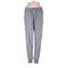Puma Sweatpants - Mid/Reg Rise: Gray Activewear - Women's Size Small