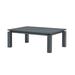 Sardinia Outdoor Aluminum Coffee Table - Gray