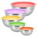 5-Piece Stainless Steel Mixing Bowl Set with Lids