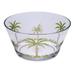 Palm Tree Acrylic Serving Bowls, Unbreakable Small Plastic Bowls, Soup Bowls, Salad Bowls, Cereal Bowl for Snacks, BPA Free