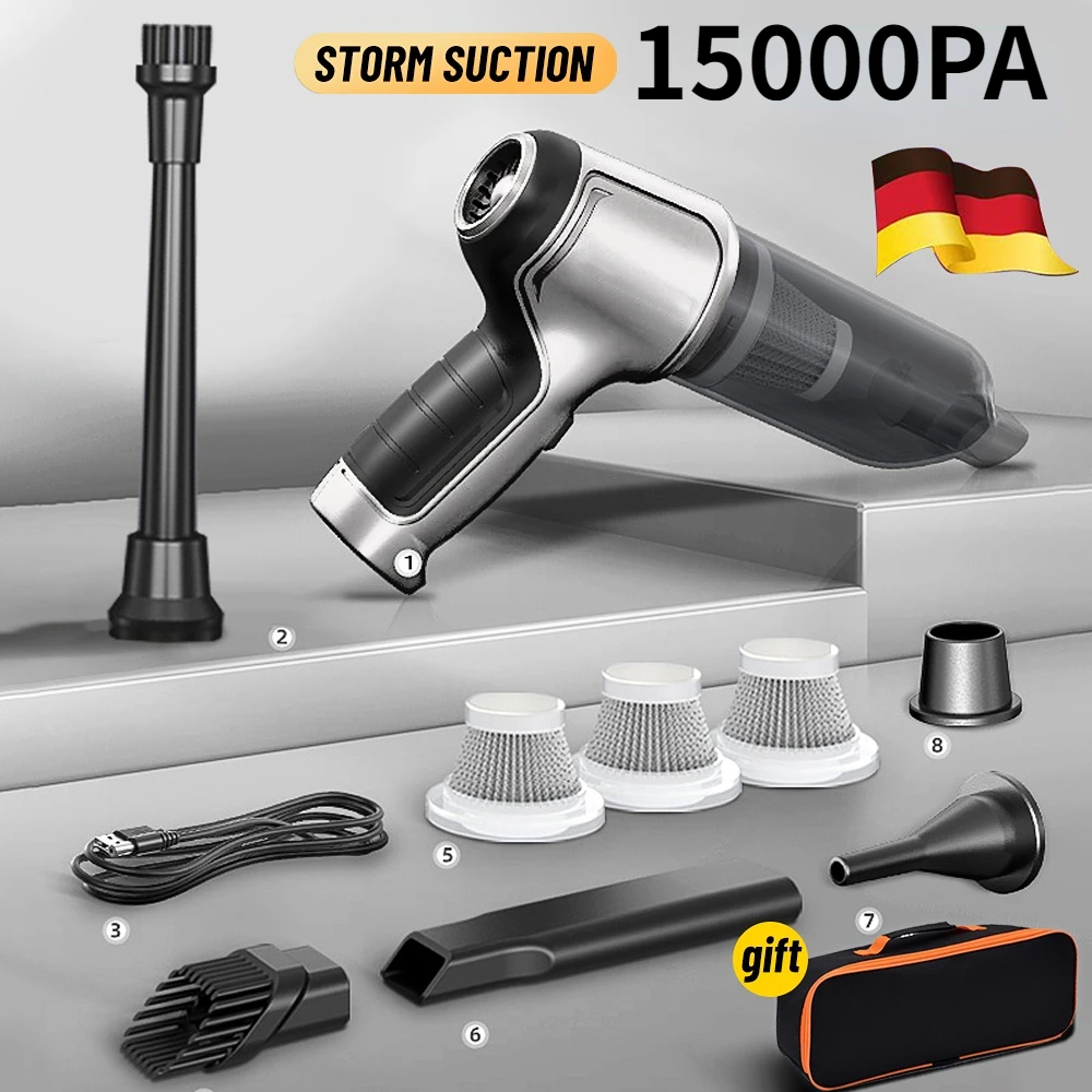 Aspirateur de voiture sans fil forte aspiration portable humide sec aspirateur automatique maison et voiture double usage Mini aspirateur appareil ménager