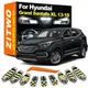 ZITWO-Kit d'éclairage intérieur à ampoule LED lampe de plaque Hyundai Grand Santa Fe Santafe XL