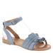 Miz Mooz Theresa - Womens EURO 37 Blue Sandal Medium