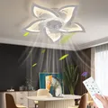 Plafonnier LED Intelligent et Silencieux avec Télécommande Design Moderne Luminaire Décoratif de