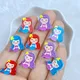 Mini sirène princesse pour les ongles 30 pièces biscuits gemmes paillettes nail art bijoux