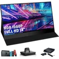 Moniteur portable Full HD IPS HDMI FHD 14.0x1920 px écran de 1080 pouces pour jeux vidéo