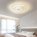 Plafonnier led 1 lumière blanc chaud 45/60/80cm terrasses rondes en métal atmosphère créative nordique chambre salon 110-240v