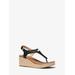 Laney Logo Espadrille Wedge Sandal