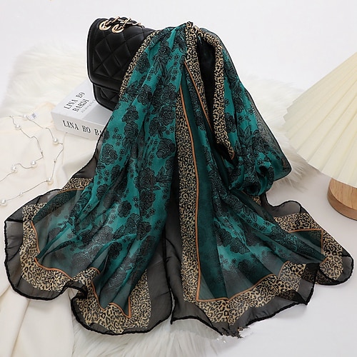 Damenschals Alltag Urlaub Blumen Böhmen Vintage Retro warm lässig / Alltag 1 Stk Image