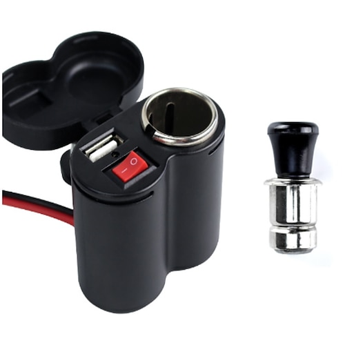 starfire motorrad usb ladegerät zigarettenanzünder usb leichter motorrad lenker netzteil mit schalter wasserdichte abdeckung