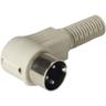 Hirschmann - 931 -577-517-1 DIN-Rundsteckverbinder Stecker, gewinkelt Polzahl: 8 Grau 1 St.