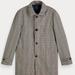 SCOTCH & SODA Check Print Trench Coat - Grey