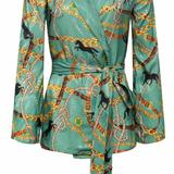 L'AGENCE Women'S Ciara Robe - Green