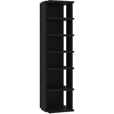 Schuhschrank Schwarz 27,5x27x102 cm Holzwerkstoff vidaXL Image