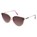 Kate Spade GINNY/F/S Damen-Sonnenbrille Vollrand Cateye Edelstahl-Gestell, braun