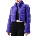 JDEFEG Petite Jackets Furry Sleeve Size Warm Jacket Fauxlong Plus Outerwear Short Coat Women Women s Coat Womens Jackets 3X Polyester Xxl