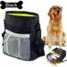 Dog Treat Bag Dog Training Bag Portable Adjustable Waist Bag Shoulder Strap with Poop Bag Dispenser for Carrying Toys and Treats (Black)