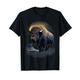 Buffalo Safari Wildlife Bison Bunte Natur Motiv Savanne T-Shirt