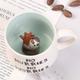 Cute Ceramic 3D Animal Coffee Mug Cups - Adorable Bunny, Bear, Panda, Cow, Penguin, and Puppy Cups, Perfect Gifts for Coffee Lovers and Tea Enthusiasts