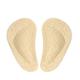 1 Pair Of Foot Plantar Fasciitis Arch Support Shoe Insoles Thicken Gel Arch Pads For Flat Feet - Self-Adhesive Arch Cushions Inserts For Men And Women