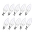 10pcs 5pcs 6W Candle Candelabra LED Light Bulb 600lm E14 C37 20 LED Beads SMD 2835 60W Halogen Equivalent Warm Cold White 110-240V