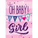 Baby Shower Garden Flag Welcome Newborn Theme Yard Flag Lovely Baby Girl Boy Double Sided Polyester House Lawn Party Decor Flags