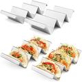 Holders 4 Packs Stainless Steel Stand Rack Tray Style by Oven Safe for Baking Dishwasher and Grill Safe
