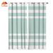 Green Geometric Stripe Window Curtains Living Room Outdoor Fabric Drapes Curtain Home Decor