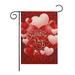 Valentine S Day Garden Flag 12 X 18hes Double Sided Love Dwarf Outdoor Vertical Festival Garden Decor Home Decoration Ð´ÐµÐºÐ¾Ñ€