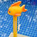 TuToy Cardboard Animal Baby Bath Swimming Pool Spa Floating Bathtub Thermometer Water Temperature Meter - Gold Fish