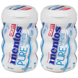 Mentos WHITE Sugar-Free Chewing Gum with Xylitol 50 Piece Bottle 3.53Oz. (Pack Of 2)