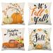 Silk Pillowcase compatible with Machine Washable Pillows for Girls Fashion Autumn Pumpkin Pillow Cover Holiday Rustic Linen Cotton Pillowcase Home Sofa Couch Charcoal Pillows Decorative Throw Pillows