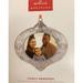 Hallmark Keepsake Christmas Ornament 2022 Year-Dated Family Memories Metal Photo Frame