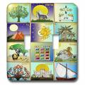 12 Tribes of Israel Art Print double toggle switch lsp-107255-2